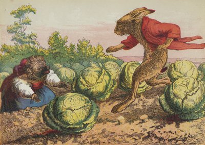 The Hare and the Hedgehog by European School